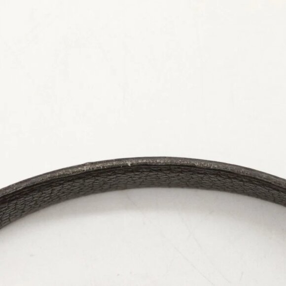 Hermes H Logo Reversible Gold Buckle Black Belt Mens Size 85 - Picture 9 of 12